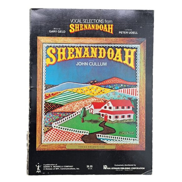 Leonard Publishing Corporation Other - Vintage Vocal Selections Shenandoah Sheet Music Book Gary Geld Peter Udell 1970s